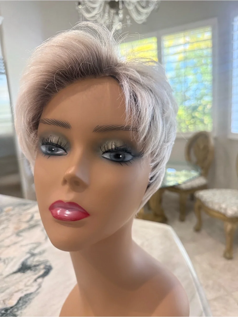 Yoko by Ellen Wille platinum Rooted lace front